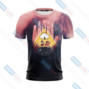 Gravity Falls Bill Cipher Wheel New Unisex 3D T-shirt   