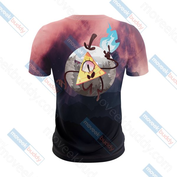 Gravity Falls Bill Cipher Wheel New Unisex 3D T-shirt