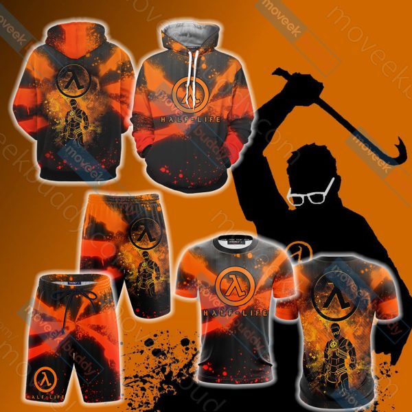 Half-Life.free man Unisex 3D T-shirt