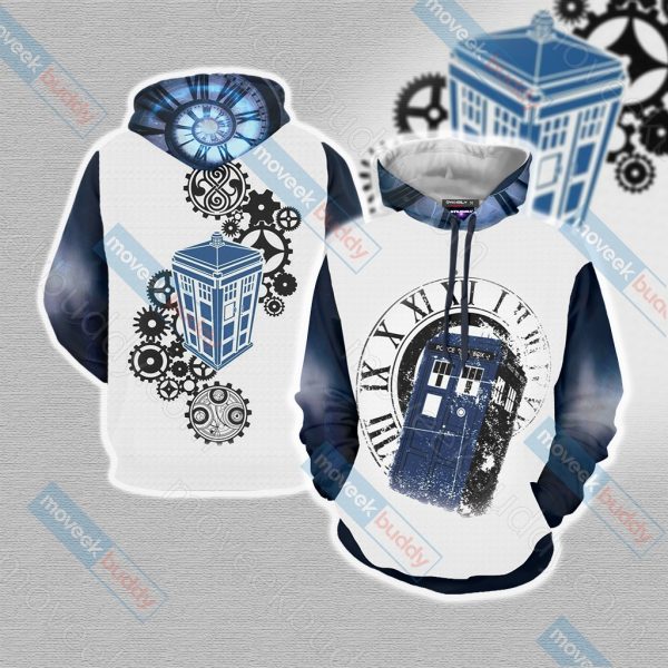 Doctor Who Tardis New Unisex 3D T-shirt Hoodie S