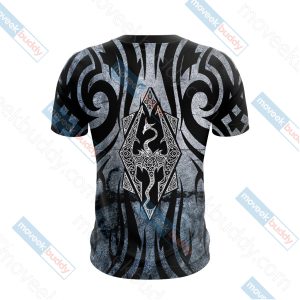 The Elder Scrolls: Skyrim Symbol Unisex 3D T-shirt   