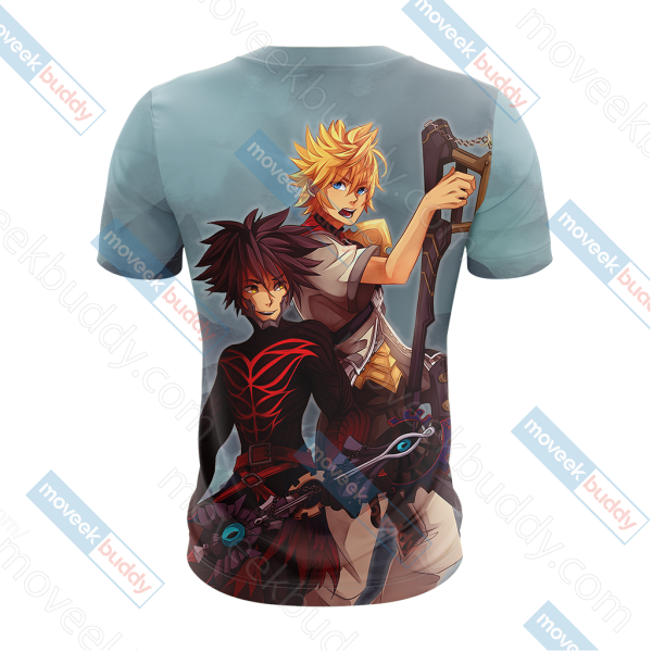 Kingdom Hearts New Version Unisex 3D T-shirt