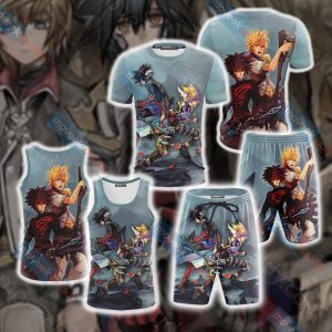 Kingdom Hearts New Version Unisex 3D T-shirt   