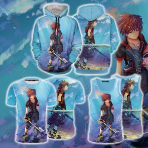 Kingdom Hearts - Sora Unisex 3D T-shirt   