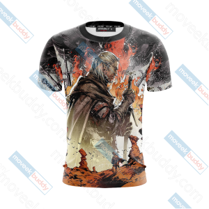 The Witcher New Version Unisex 3D T-shirt   