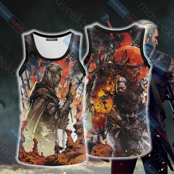 The Witcher New Version Unisex 3D T-shirt Tank Top S