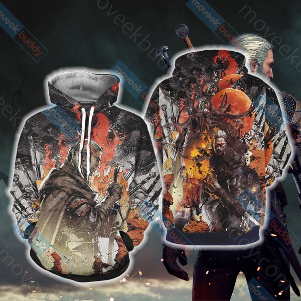 The Witcher New Version Unisex 3D T-shirt Hoodie S