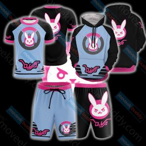 Overwatch - D.Va Symbol Unisex 3D T-shirt   