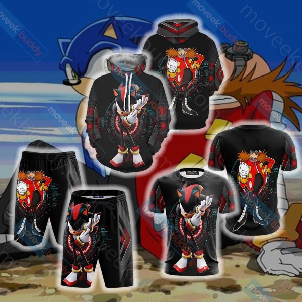 Dr.Eggman Sonic Unisex 3D T-shirt