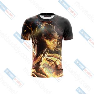 Mortal Kombat Scorpion New Version 3D T-shirt   