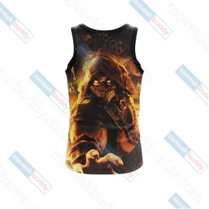 Mortal Kombat Scorpion New Version 3D T-shirt   