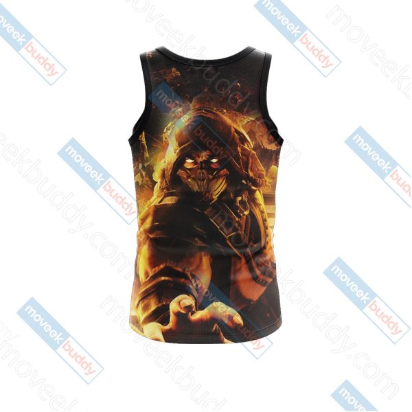 Mortal Kombat Scorpion New Version 3D T-shirt