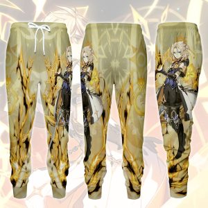 Genshin Impact Albedo Video Game All Over Printed T-shirt Tank Top Zip Hoodie Pullover Hoodie Hawaiian Shirt Beach Shorts Joggers Joggers S 