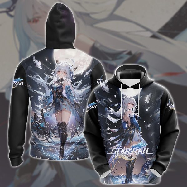 Honkai: Star Rail Jingliu Video Game All Over Printed T-shirt Tank Top Zip Hoodie Pullover Hoodie Hawaiian Shirt Beach Shorts Joggers Hoodie S