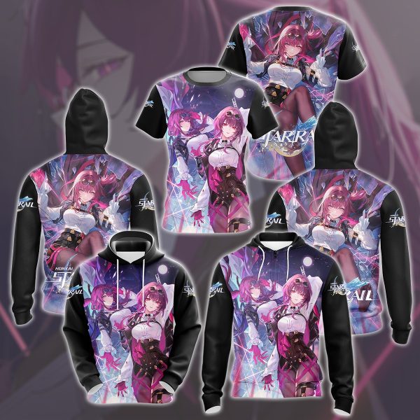 Honkai: Star Rail Kafka Video Game All Over Printed T-shirt Tank Top Zip Hoodie Pullover Hoodie Hawaiian Shirt Beach Shorts Joggers