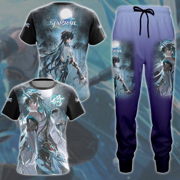 Honkai: Star Rail Dan Heng Video Game All Over Printed T-shirt Tank Top Zip Hoodie Pullover Hoodie Hawaiian Shirt Beach Shorts Joggers