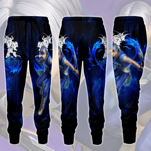 Final Fantasy VI Locke Cole Video Game All Over Printed T-shirt Tank Top Zip Hoodie Pullover Hoodie Hawaiian Shirt Beach Shorts Joggers Joggers S