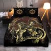 Viking Quilt Bedding Set Warriors Art