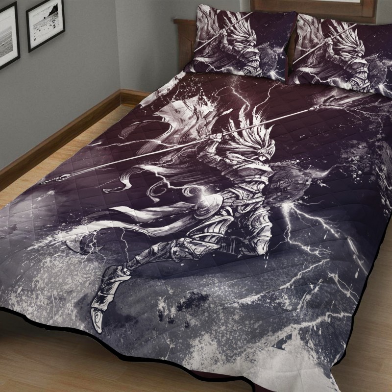 Viking Quilt Bedding Set Valkyrie Norse Mythology