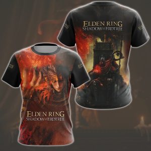 Elden Ring Shadow of the Erdtree Edition Video Game All Over Printed T-shirt Tank Top Zip Hoodie Pullover Hoodie Hawaiian Shirt Beach Shorts Joggers T-shirt S