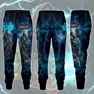 World Of Warcraft Thrall Video Game All Over Printed T-shirt Tank Top Zip Hoodie Pullover Hoodie Hawaiian Shirt Beach Shorts Joggers Joggers S 