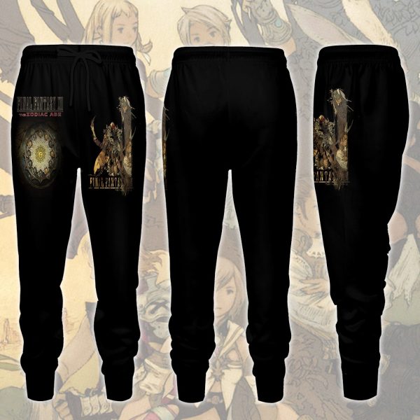 Final Fantasy XII - The Zodiac Age Video Game All Over Printed T-shirt Tank Top Zip Hoodie Pullover Hoodie Hawaiian Shirt Beach Shorts Joggers Joggers S