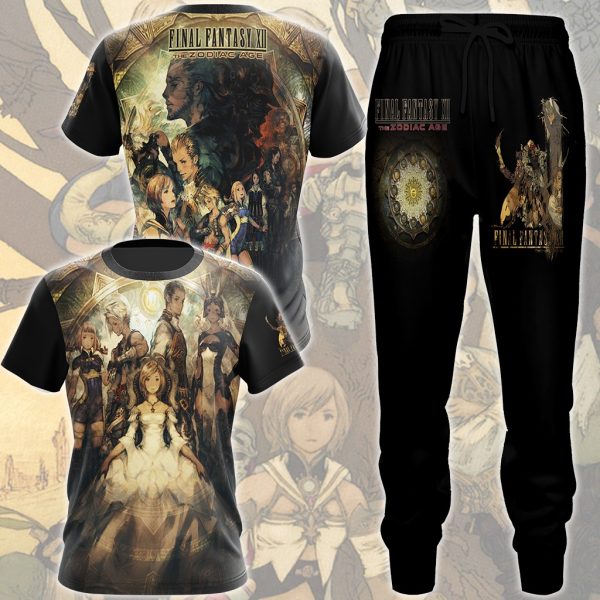 Final Fantasy XII - The Zodiac Age Video Game All Over Printed T-shirt Tank Top Zip Hoodie Pullover Hoodie Hawaiian Shirt Beach Shorts Joggers