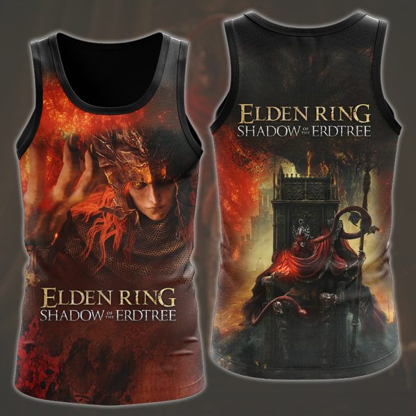 Elden Ring Shadow of the Erdtree Edition Video Game All Over Printed T-shirt Tank Top Zip Hoodie Pullover Hoodie Hawaiian Shirt Beach Shorts Joggers Tank Top S