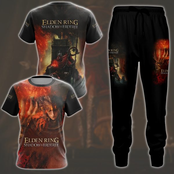 Elden Ring Shadow of the Erdtree Edition Video Game All Over Printed T-shirt Tank Top Zip Hoodie Pullover Hoodie Hawaiian Shirt Beach Shorts Joggers