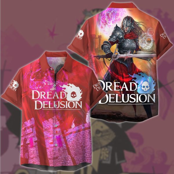 Dread Delusion Video Game All Over Printed T-shirt Tank Top Zip Hoodie Pullover Hoodie Hawaiian Shirt Beach Shorts Joggers Hawaiian Shirt S