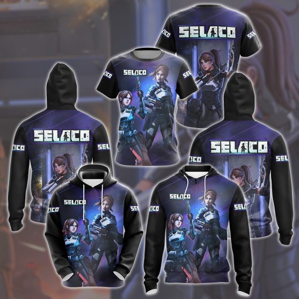 Selaco Video Game All Over Printed T-shirt Tank Top Zip Hoodie Pullover Hoodie Hawaiian Shirt Beach Shorts Joggers