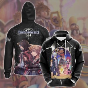 Kingdom Hearts 3 Video Game All Over Printed T-shirt Tank Top Zip Hoodie Pullover Hoodie Hawaiian Shirt Beach Shorts Joggers Hoodie S 