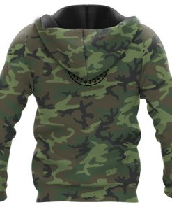 Viking Hoodie Son Of Odin Yggdrasil Camo Design Back