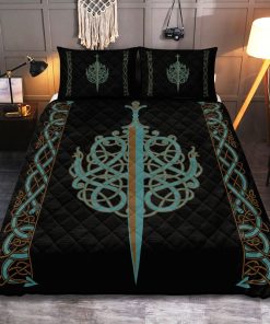 Viking Quilt Bedding Set The Norse Swords Ulfberht