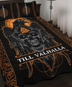 Viking Quilt Bedding Set Norse Raven Till Valhalla 2