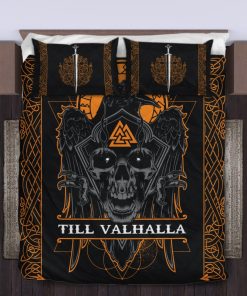 Viking Quilt Bedding Set Norse Raven Till Valhalla 3