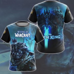 World Of Warcraft Arthas The Lich King Video Game All Over Printed T-shirt Tank Top Zip Hoodie Pullover Hoodie Hawaiian Shirt Beach Shorts Joggers T-shirt S