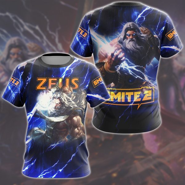 Smite 2 Video Game All Over Printed T-shirt Tank Top Zip Hoodie Pullover Hoodie Hawaiian Shirt Beach Shorts Joggers T-shirt S