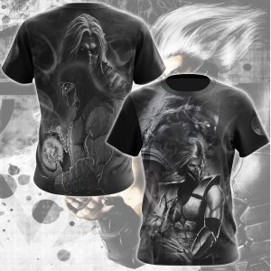 Mortal Kombat Smoke Video Game All Over Printed T-shirt Tank Top Zip Hoodie Pullover Hoodie Hawaiian Shirt Beach Shorts Joggers T-shirt S