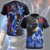 Mortal Kombat Kitana Video Game All Over Printed T-shirt Tank Top Zip Hoodie Pullover Hoodie Hawaiian Shirt Beach Shorts Joggers T-shirt S