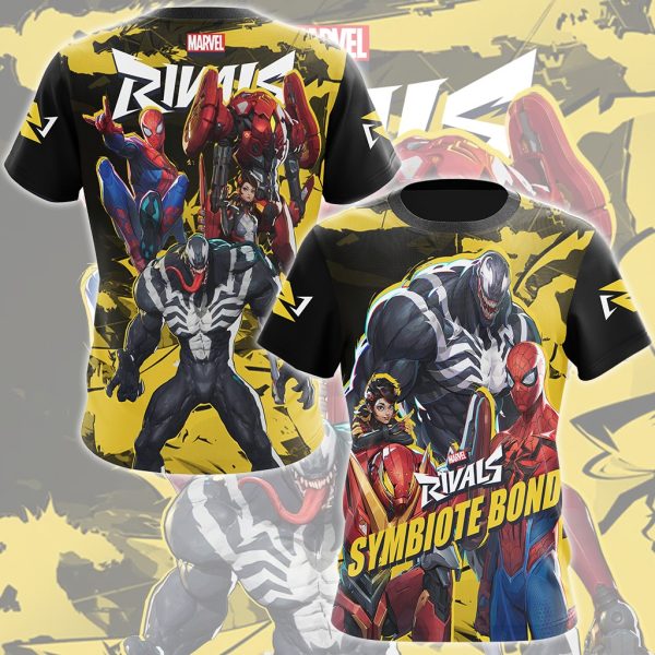 Marvel Rivals - Symbiote Bond Video Game All Over Printed T-shirt Tank Top Zip Hoodie Pullover Hoodie Hawaiian Shirt Beach Shorts Joggers T-shirt S