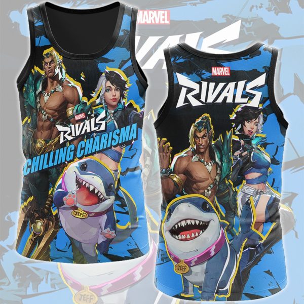 Marvel Rivals - Chilling Charisma Video Game All Over Printed T-shirt Tank Top Zip Hoodie Pullover Hoodie Hawaiian Shirt Beach Shorts Joggers Tank Top S