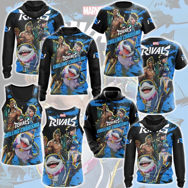 Marvel Rivals - Chilling Charisma Video Game All Over Printed T-shirt Tank Top Zip Hoodie Pullover Hoodie Hawaiian Shirt Beach Shorts Joggers