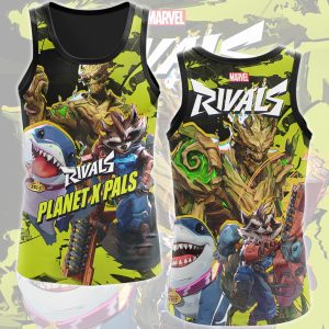 Marvel Rivals - Planet X Pals Video Game All Over Printed T-shirt Tank Top Zip Hoodie Pullover Hoodie Hawaiian Shirt Beach Shorts Joggers Tank Top S 