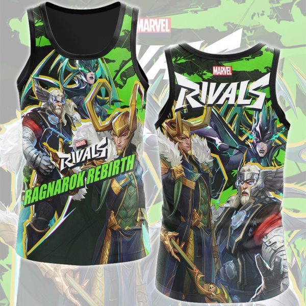 Marvel Rivals - Ragnarok Rebirth Video Game All Over Printed T-shirt Tank Top Zip Hoodie Pullover Hoodie Hawaiian Shirt Beach Shorts Joggers Tank Top S