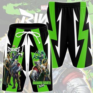 Marvel Rivals - Ragnarok Rebirth Video Game All Over Printed T-shirt Tank Top Zip Hoodie Pullover Hoodie Hawaiian Shirt Beach Shorts Joggers Beach Shorts S 