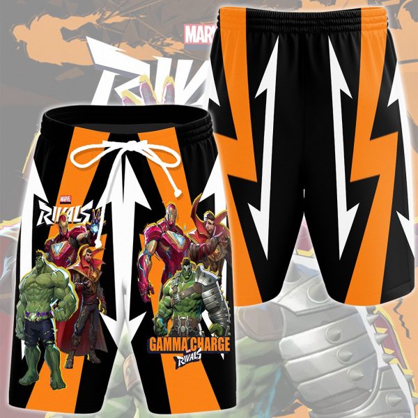 Marvel Rivals - Gamma Charge Video Game All Over Printed T-shirt Tank Top Zip Hoodie Pullover Hoodie Hawaiian Shirt Beach Shorts Joggers Beach Shorts S