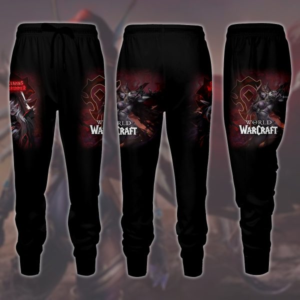 World Of Warcraft Sylvanas Windrunner Video Game All Over Printed T-shirt Tank Top Zip Hoodie Pullover Hoodie Hawaiian Shirt Beach Shorts Joggers Joggers S