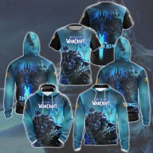 World Of Warcraft Arthas The Lich King Video Game All Over Printed T-shirt Tank Top Zip Hoodie Pullover Hoodie Hawaiian Shirt Beach Shorts Joggers   