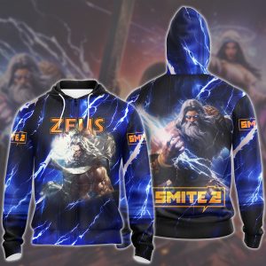 Smite 2 Video Game All Over Printed T-shirt Tank Top Zip Hoodie Pullover Hoodie Hawaiian Shirt Beach Shorts Joggers Zip Hoodie S 